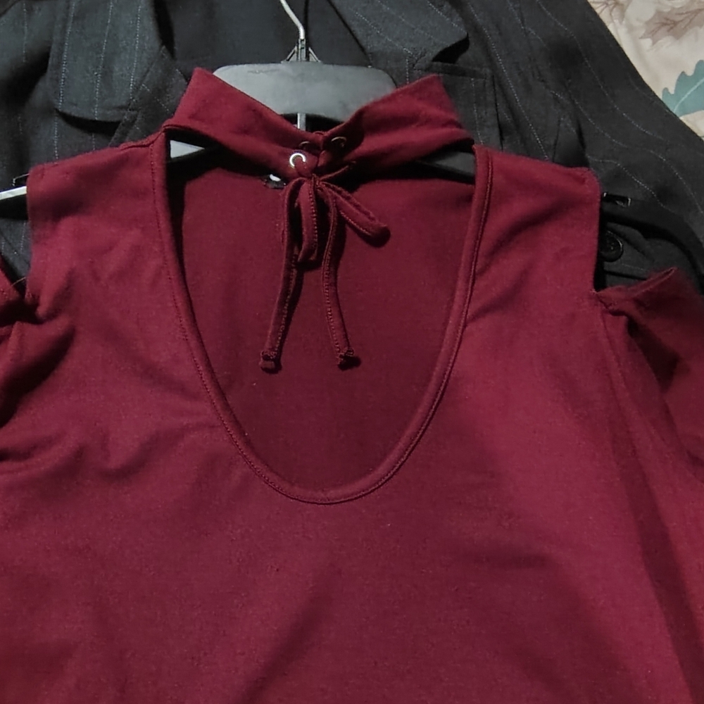 Red Jacket with Logo Detail - Picture 3 of 11